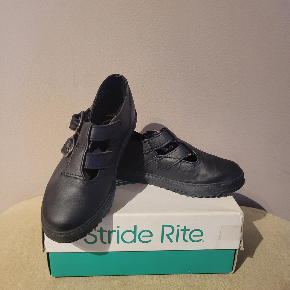 Stride Rite Black Kids Shoes